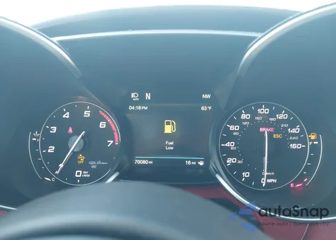 2018 Alfa Romeo Giulia Ti Sport Awd z USA, uszkodzony, nr VIN ZARFAEEN5J7588615